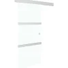 Liukuovi soft-stopeilla ESG-lasi ja alumiini 76x205 cm