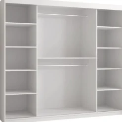 Liukuovivaatekaappi Nomla RIFLO SLIM 2 200, 200x200cm