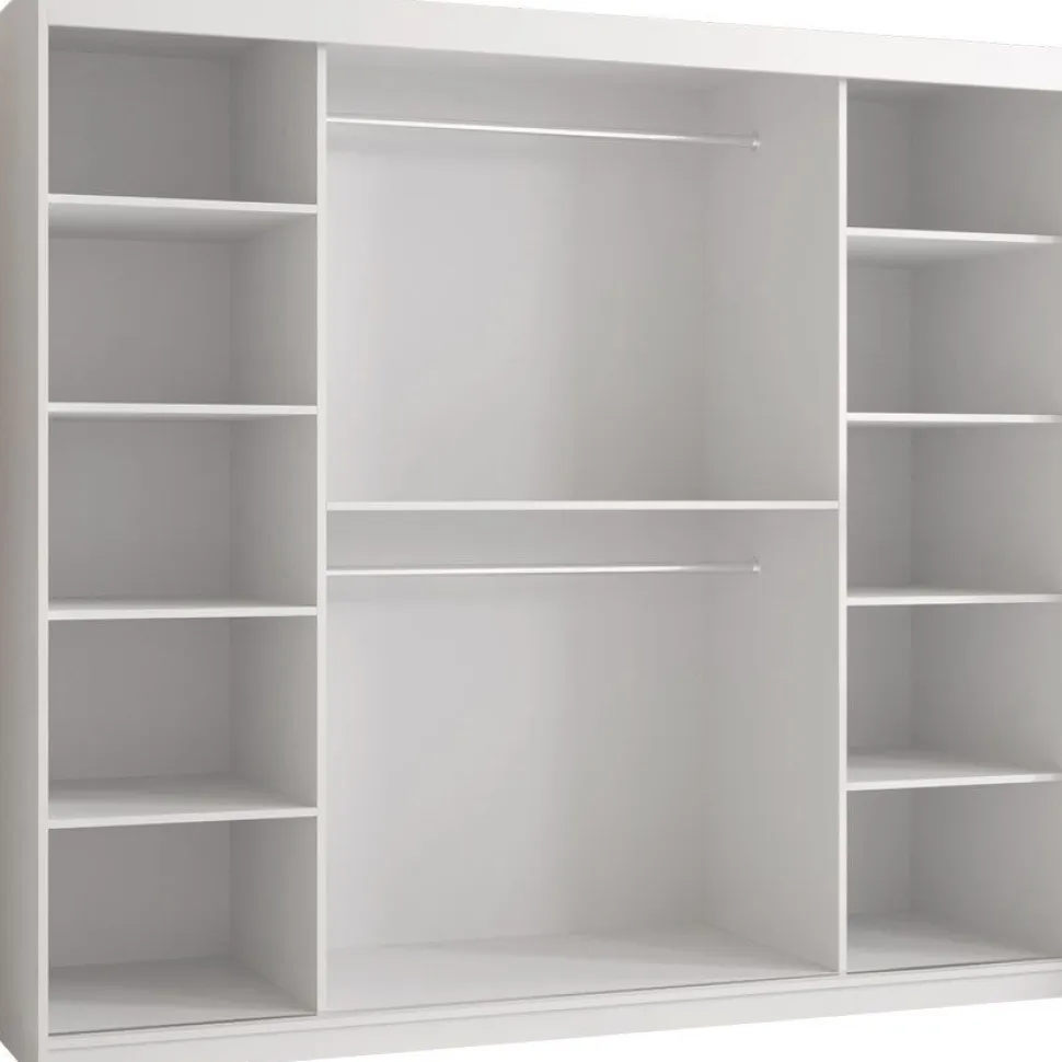 Liukuovivaatekaappi Nomla RIFLO SLIM 2 200, 200x200cm