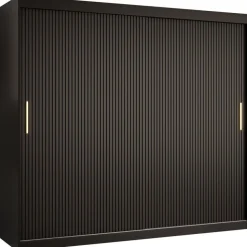 Liukuovivaatekaappi Nomla RIFLO SLIM 1 200, 200x200cm