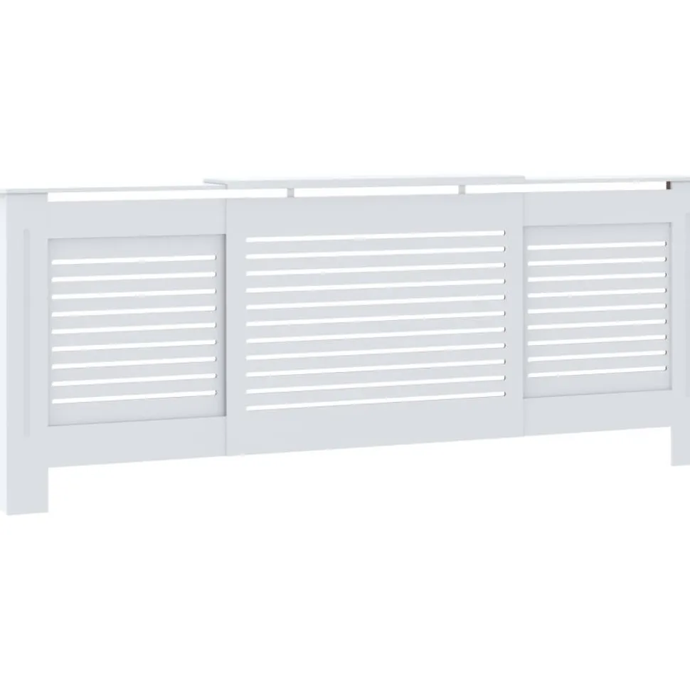 Lämpöpatterin suoja valkoinen mdf 205 cm