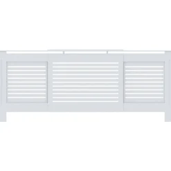Lämpöpatterin suoja valkoinen mdf 205 cm