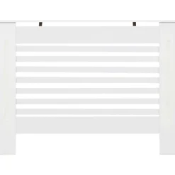 Lämpöpatterin suojat 2 kpl valkoinen 112x19x81,5 cm mdf