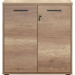 Lukollinen kaappi Linento Furniture NKT-522-TT-1, leveys 45cm, korkeus 63cm, ruskea