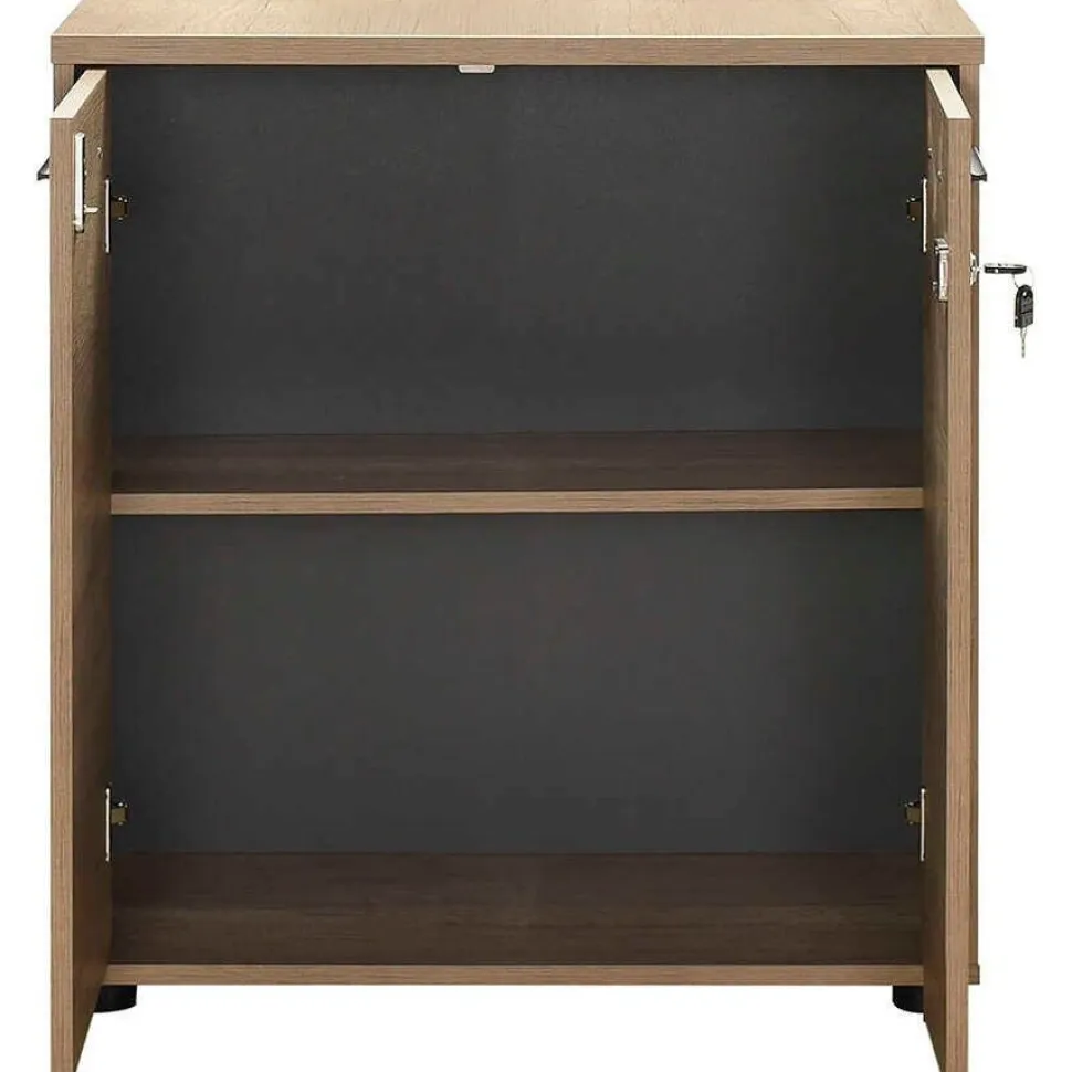 Lukollinen kaappi Linento Furniture NKT-522-TT-1, leveys 45cm, korkeus 63cm, ruskea