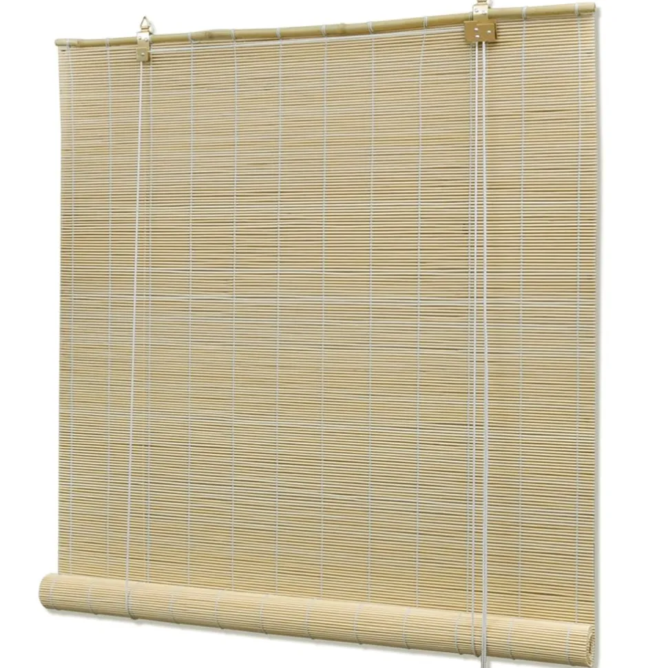 Luonnolliset bambu rullaverhot 80 x 160 cm