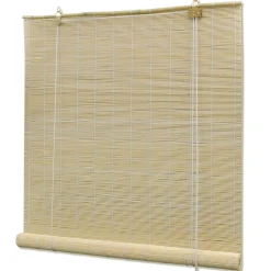 Luonnolliset bambu rullaverhot 80 x 160 cm