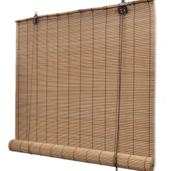 Luonnolliset bambu rullaverhot 80 x 160 cm