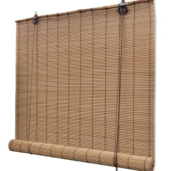 Luonnolliset bambu rullaverhot 80 x 160 cm