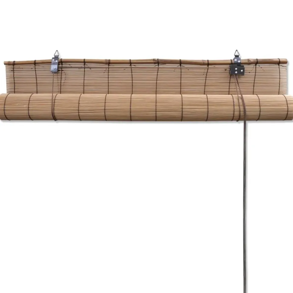 Luonnolliset bambu rullaverhot 80 x 160 cm