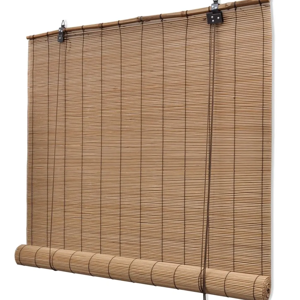 Luonnolliset bambu rullaverhot 80 x 160 cm