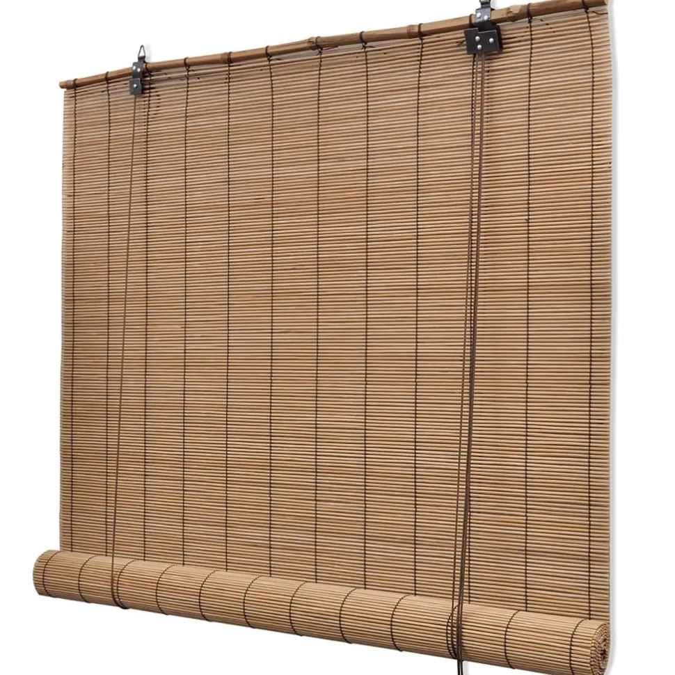 Luonnolliset bambu rullaverhot 80 x 160 cm