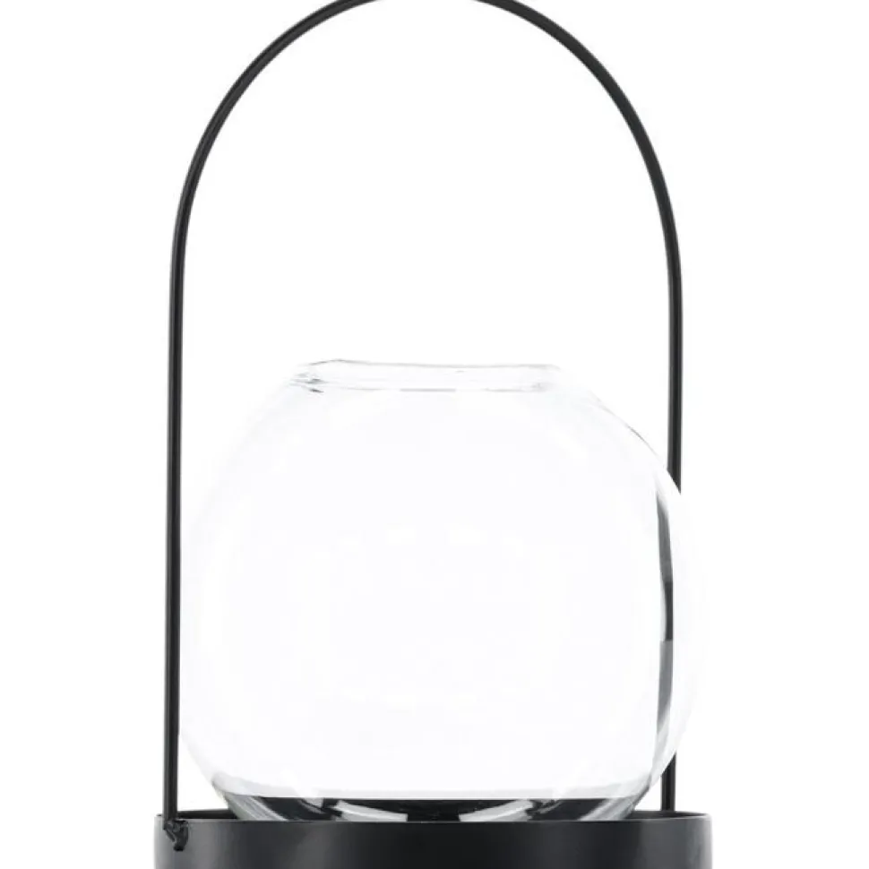 Lyhty Venture Home Flora, ø22cm, musta