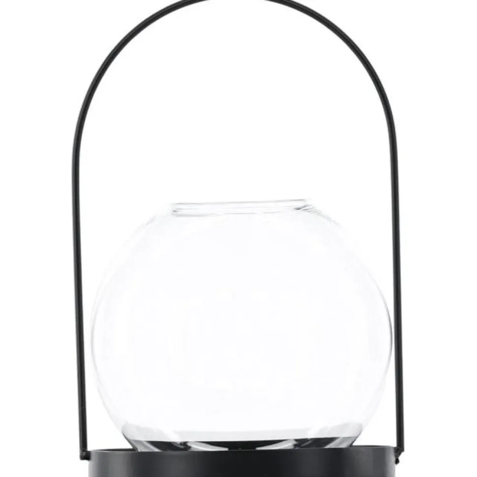 Lyhty Venture Home Flora, ø22cm, musta