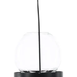 Lyhty Venture Home Flora, ø22cm, musta