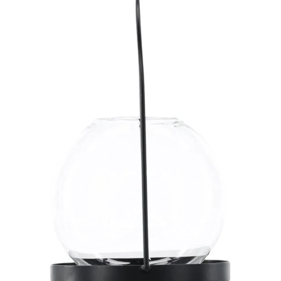 Lyhty Venture Home Flora, ø22cm, musta