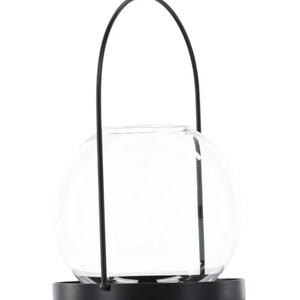 Lyhty Venture Home Flora, ø22cm, musta