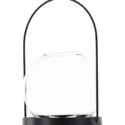 Lyhty Venture Home Flora, ø22cm, musta