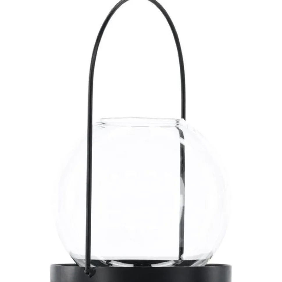 Lyhty Venture Home Flora, ø22cm, musta