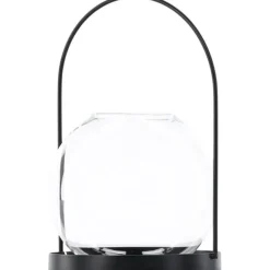 Lyhty Venture Home Flora, ø22cm, musta