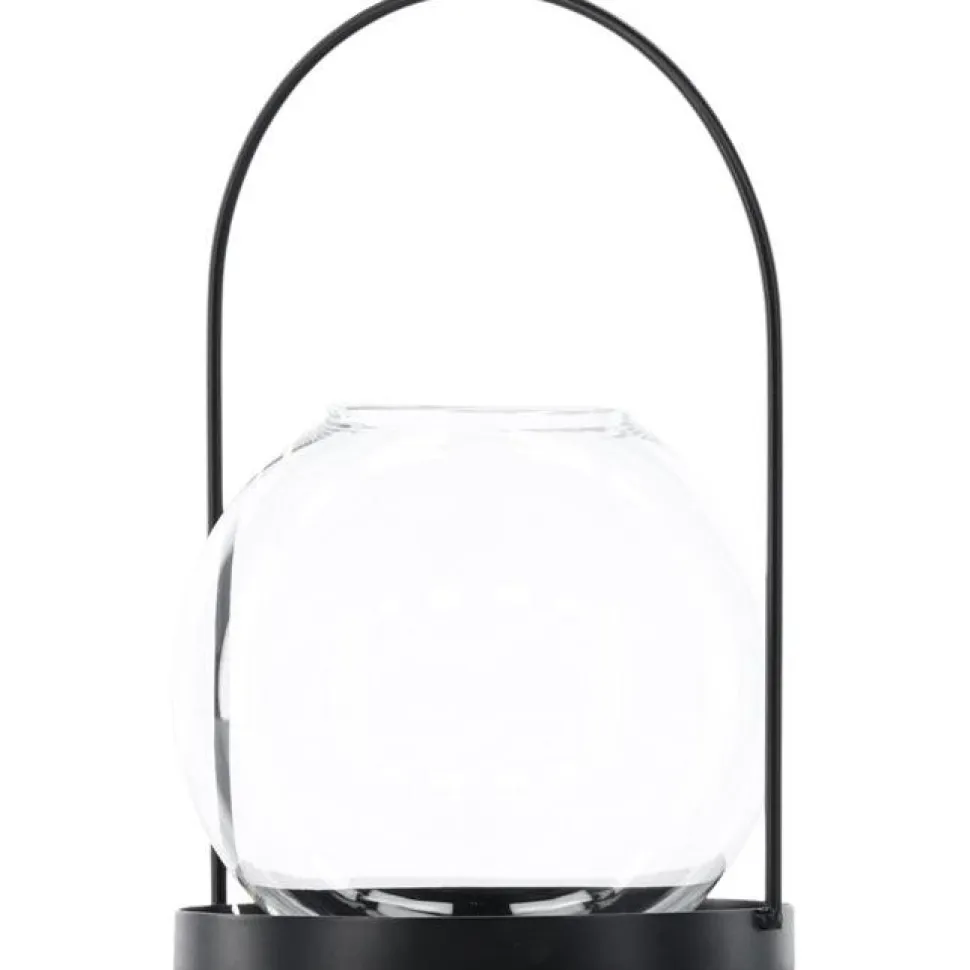 Lyhty Venture Home Flora, ø22cm, musta