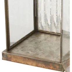 Lyhty House Nordic Herslev, 12x12x49cm, antiikkimessinki