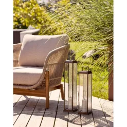 Lyhty House Nordic Herslev, 12x12x49cm, antiikkimessinki
