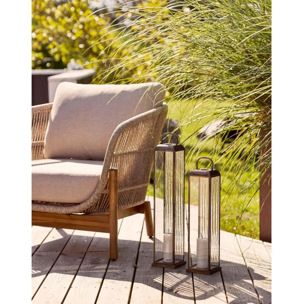 Lyhty House Nordic Herslev, 12x12x49cm, antiikkimessinki
