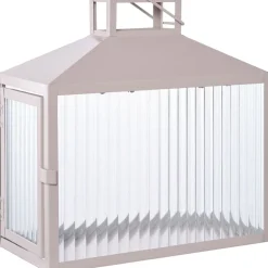 Lyhty House Nordic Lucca, metalli/lasi, beige/harmaa
