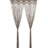 Macrame verho puuvilla harmaanruskea 140x240cm
