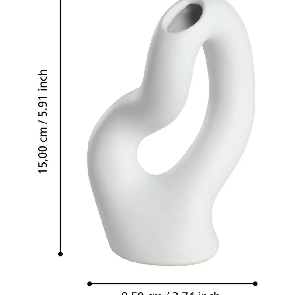 Maljakko Eglo Living Ambilobe, 15cm, valkoinen