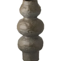 Maljakko House Nordic Vase, ø14.5x33.5cm, keraaminen, tummanharmaa