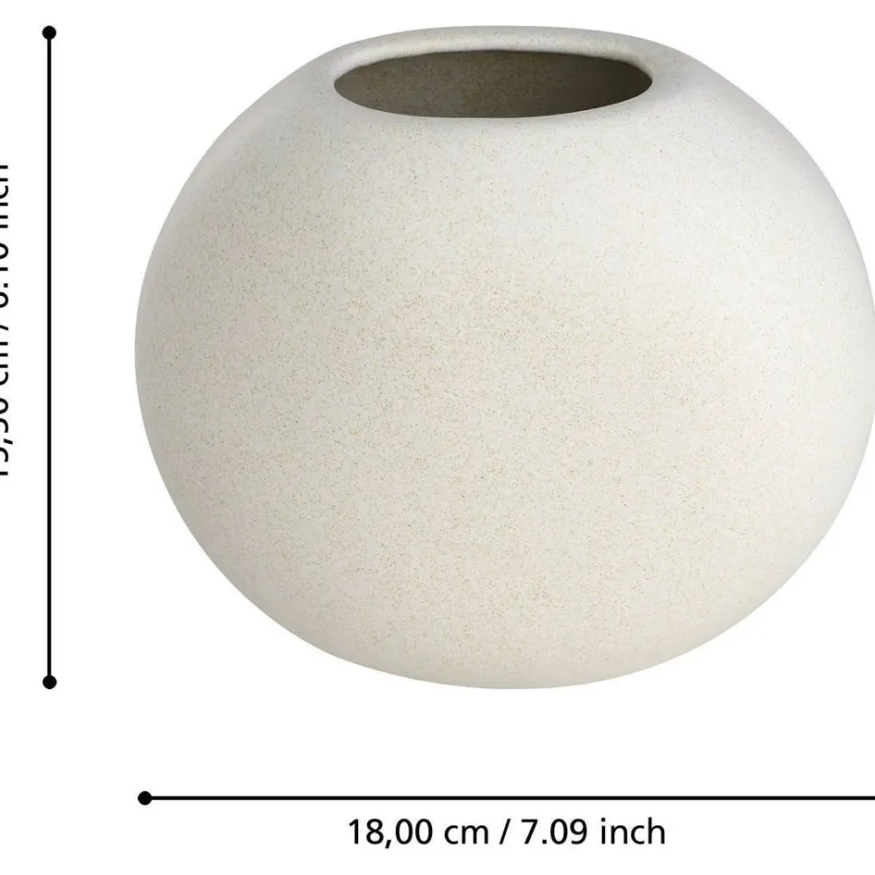 Maljakko Eglo Living Ankaramy, 15.5cm, beige