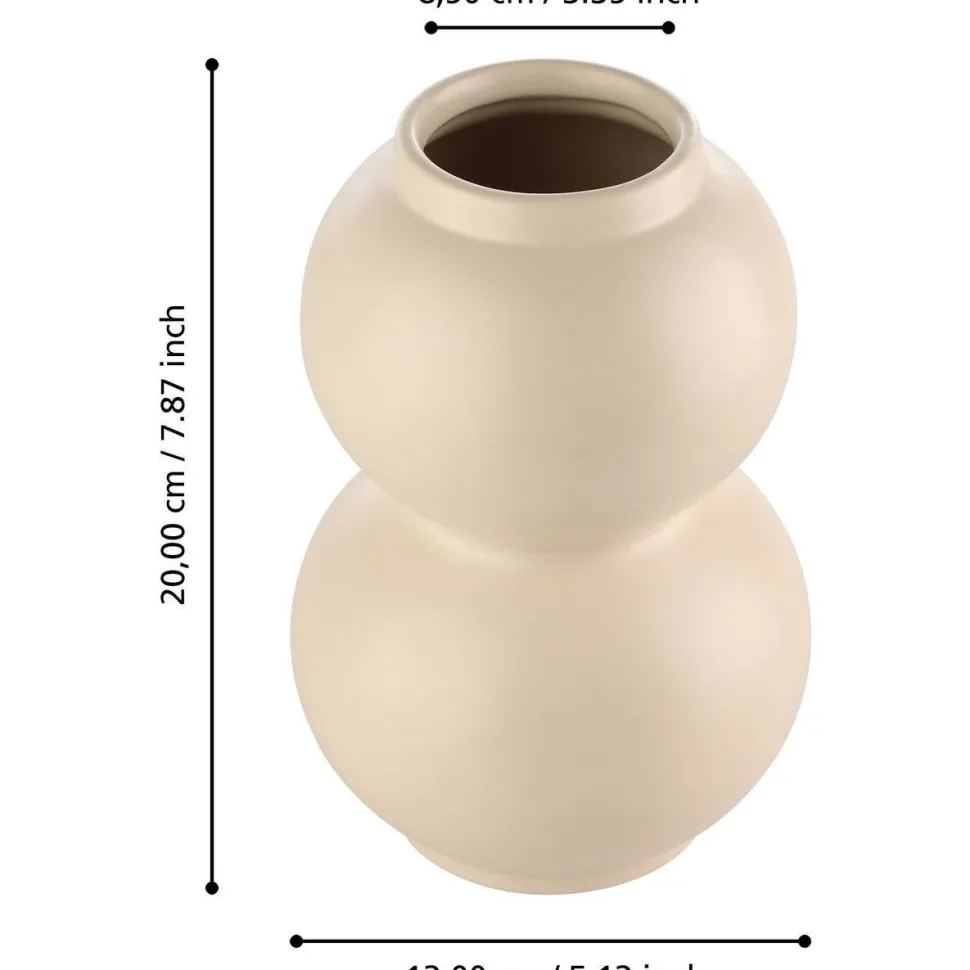 Maljakko Eglo Living Miyoshi, 20cm, beige