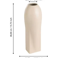 Maljakko Eglo Living Shinma, 40cm, beige