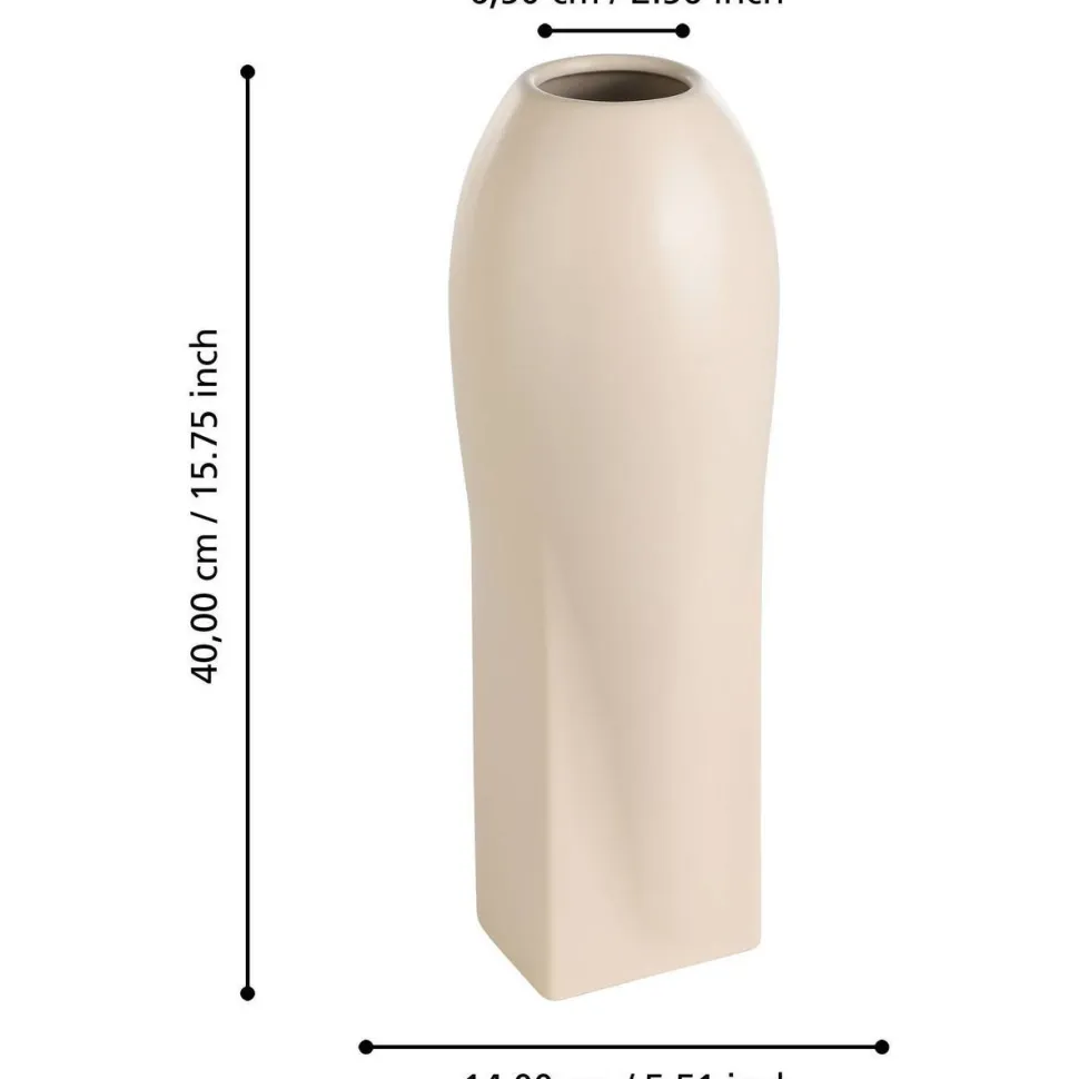 Maljakko Eglo Living Shinma, 40cm, beige