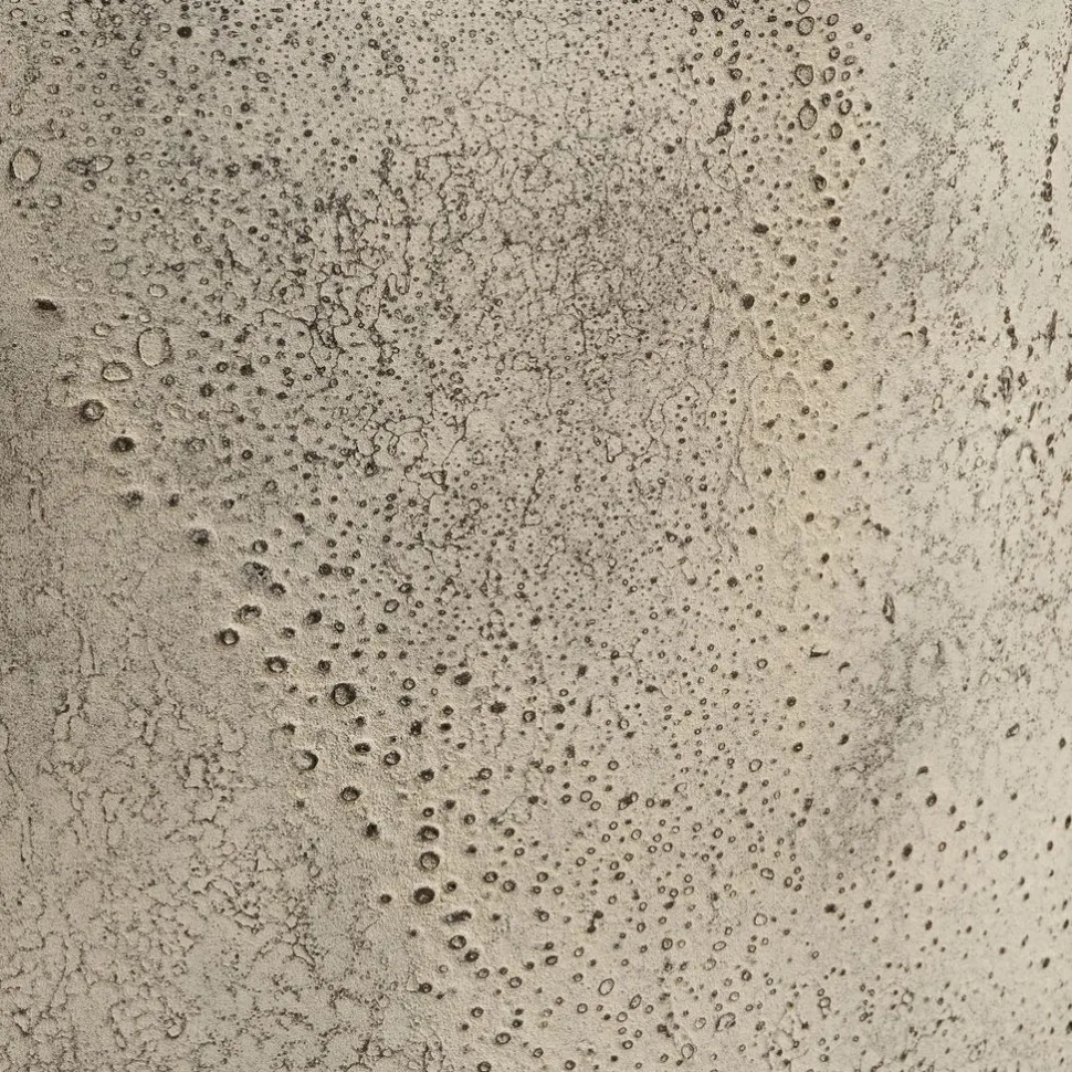 Maljakko House Nordic Hou, ø24x60.5cm, metalli, antiikkibeige