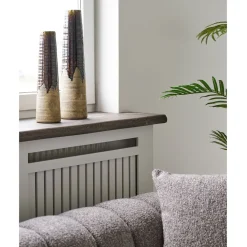 Maljakko House Nordic Vase, ø11x39cm, keraaminen, ruskea