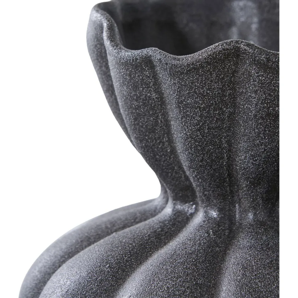 Maljakko House Nordic Vase, ø17.2x19.4cm, keramiikka, musta