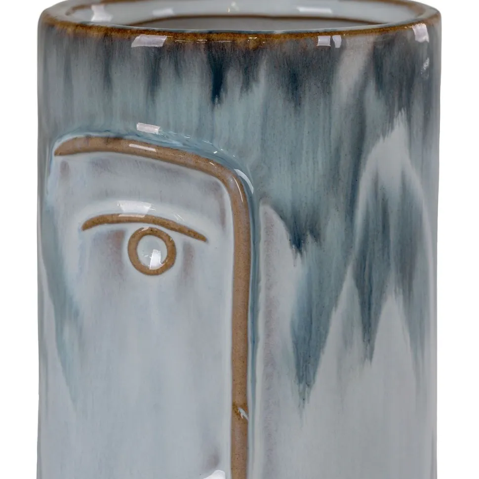 Maljakko House Nordic Vase, ø9x17cm, keramiikka, sininen