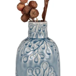 Maljakko House Nordic Vase, ø12x26cm, keramiikka, sininen