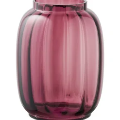 Maljakko House Nordic Vase, ø17x21cm, suupuhallettu lasi, punainen