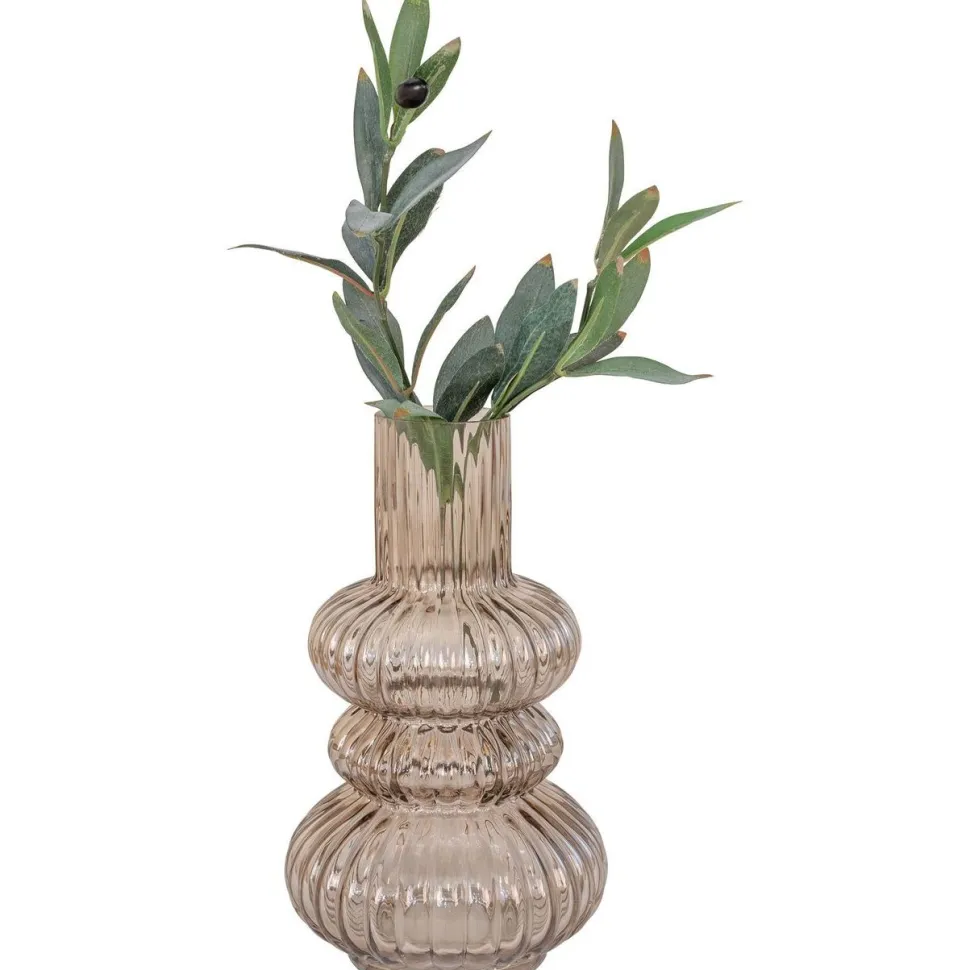 Maljakko House Nordic Vase, ø15x25cm, suupuhallettu lasi, savu