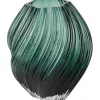Maljakko House Nordic Vase, ø19x23cm, suupuhallettu lasi, tummanvihreä