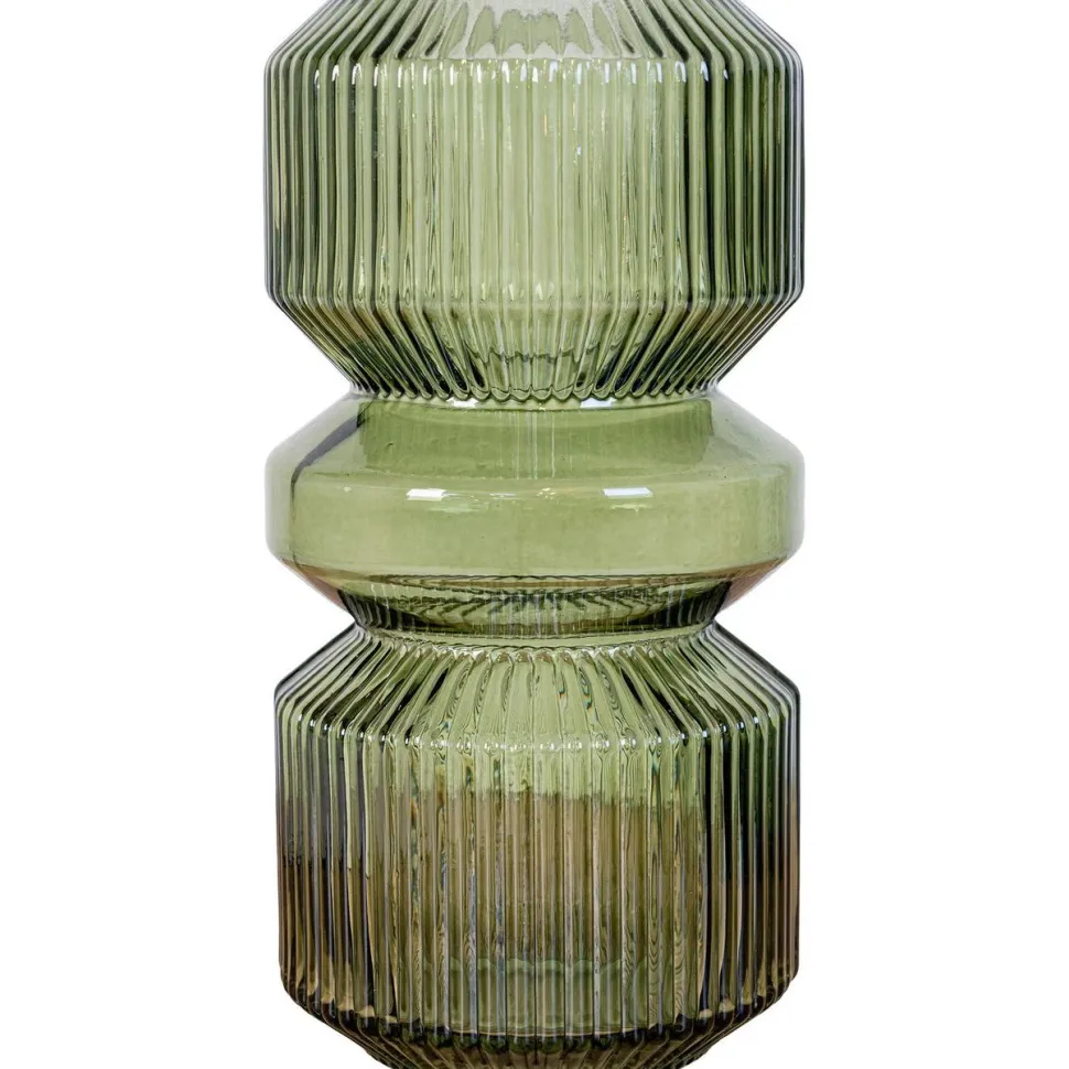 Maljakko House Nordic Vase, ø12x25cm, vihreä lasi