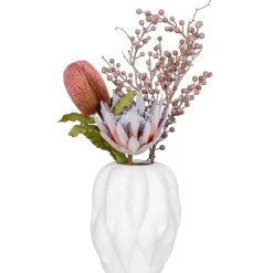 Maljakko House Nordic Vase, 19.5x19.5x26cm, keramiikka, beige