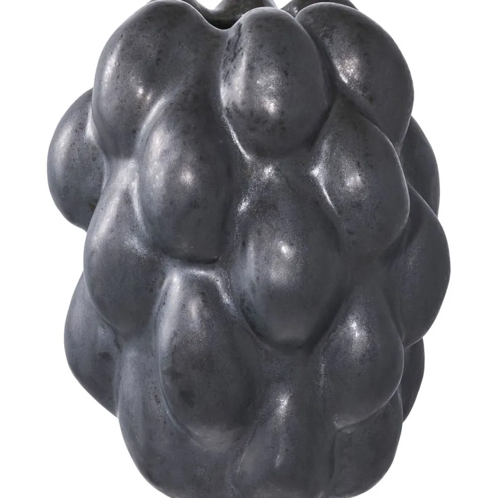 Maljakko House Nordic Vase, 14x15x19cm, keramiikka, musta