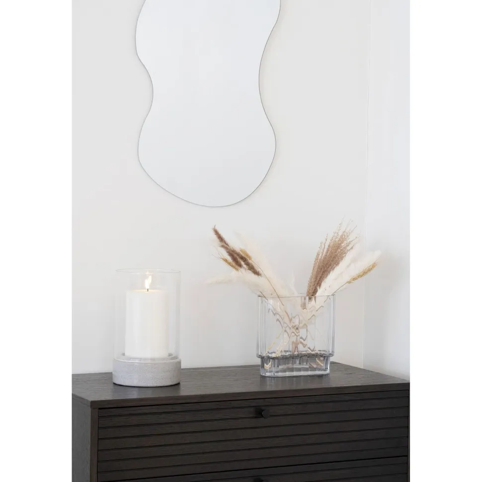 Maljakko House Nordic Vase, 20x9x19.5cm, kirkas lasi