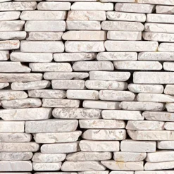 Marmorimosaiikki Qualitystone Standing White Interlock, verkolla, vapaa mitta