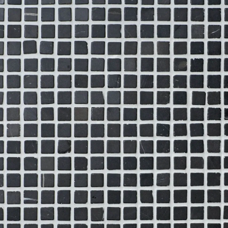 Marmorimosaiikki Qualitystone Square Gray, verkolla, 20 x 20 mm